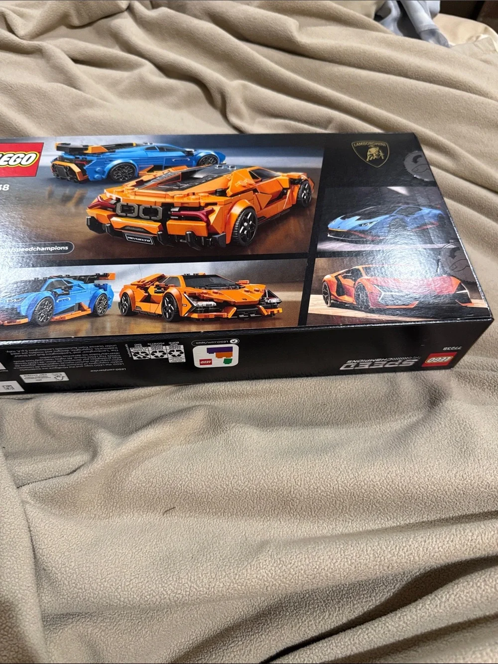LEGO Speed Champions Blue & Orange Lamborghini Twin Build Set brand New - Picture 6 of 6